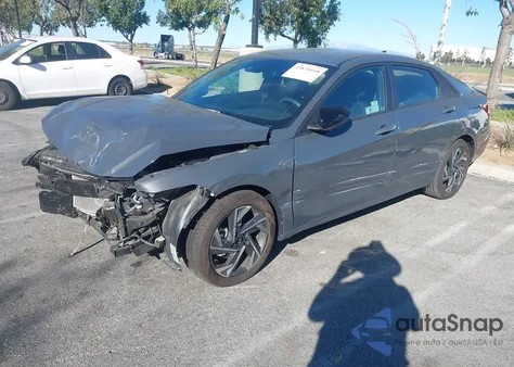 2025 Hyundai Elantra Sel Sport из США, поврежденный, VIN KMHLM4DG8SU905545